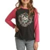 Rock & Roll Cowgirl Girls' Western Vibes T-Shirt