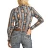 Rock & Roll Cowgirl Women's Aztec Print Snap Shirt