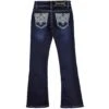Rodeo Girl Girls' Mandala Embroidery Jeans