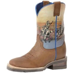 Roper Kids' Cowboy Print Cowboy Boots