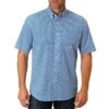 Roper Men's Amarillo Circle Print Short Sleeve Button-Down Shirt