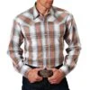 Roper Men's Amarillo Plaid Print Snap Shirt