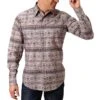 Roper Men's Aztec Print Snap Shirt