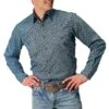 Roper Men's Teardrop Print Snap Shirt