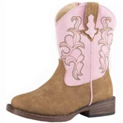 Roper Toddler Girls' Pink Shaft Cowgirl Boots