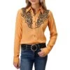 Roper Women's Embroidered Yoke Snap Shirt