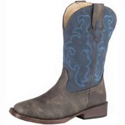 Roper Youth Boys' Blue Shaft Cowboy Boots