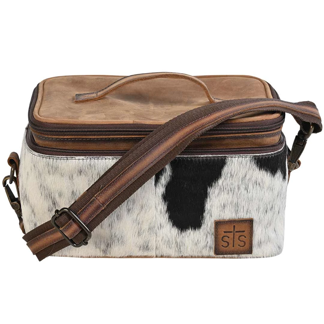 STS Ranchwear Cowhide Glamour Makeup Organizer - Image 2