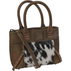 STS Ranchwear Cowhide Saddle Tramp Satchel