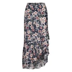 Tribal Women's High Low Ruffle Skirt