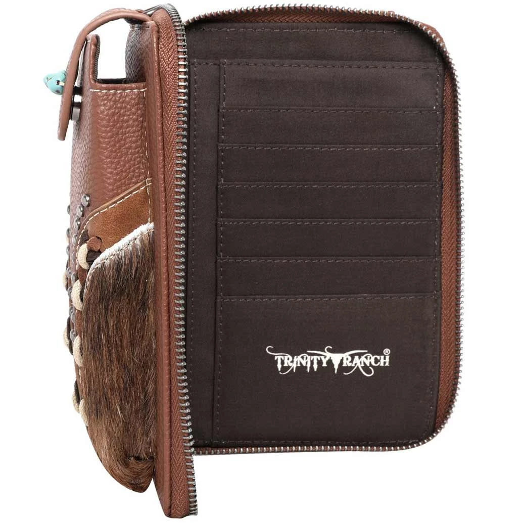Trinity Ranch Hair-On Cowhide Phone Wallet/Crossbody - Image 3