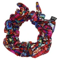 Watuko Headgear Bamboo Abstract Tie Scrunchie
