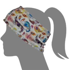 Watuko Headgear Pixel Print Bamboo Multifunction Tube