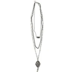 West & Co Jewelry Navajo Bead Layered Necklace