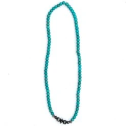 West & Co Jewelry Turquoise And Navajo Bead Necklace