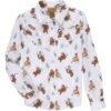 Wrangler Girls' Horse Print Snap Shirt