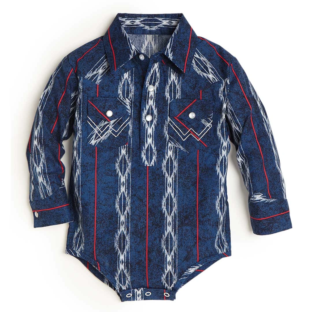 Wrangler Baby Boys' Aztec Print Onesie