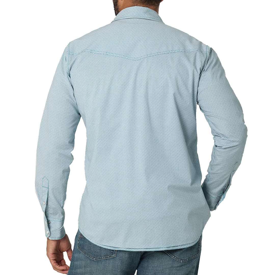 Wrangler Men's 20X Competition Advanced Comfort Circle Print Snap Shirt - Image 2