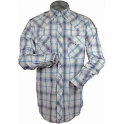 Wrangler Men's 20X Competition Advanced Plaid Snap Shirt