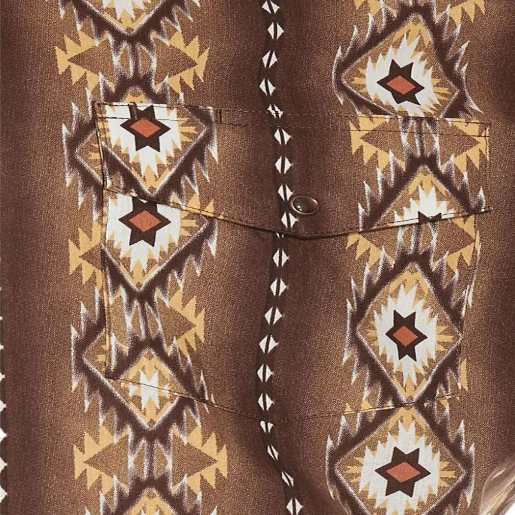 Wrangler Men's Checotah Classic Fit Snap Shirt - Image 3