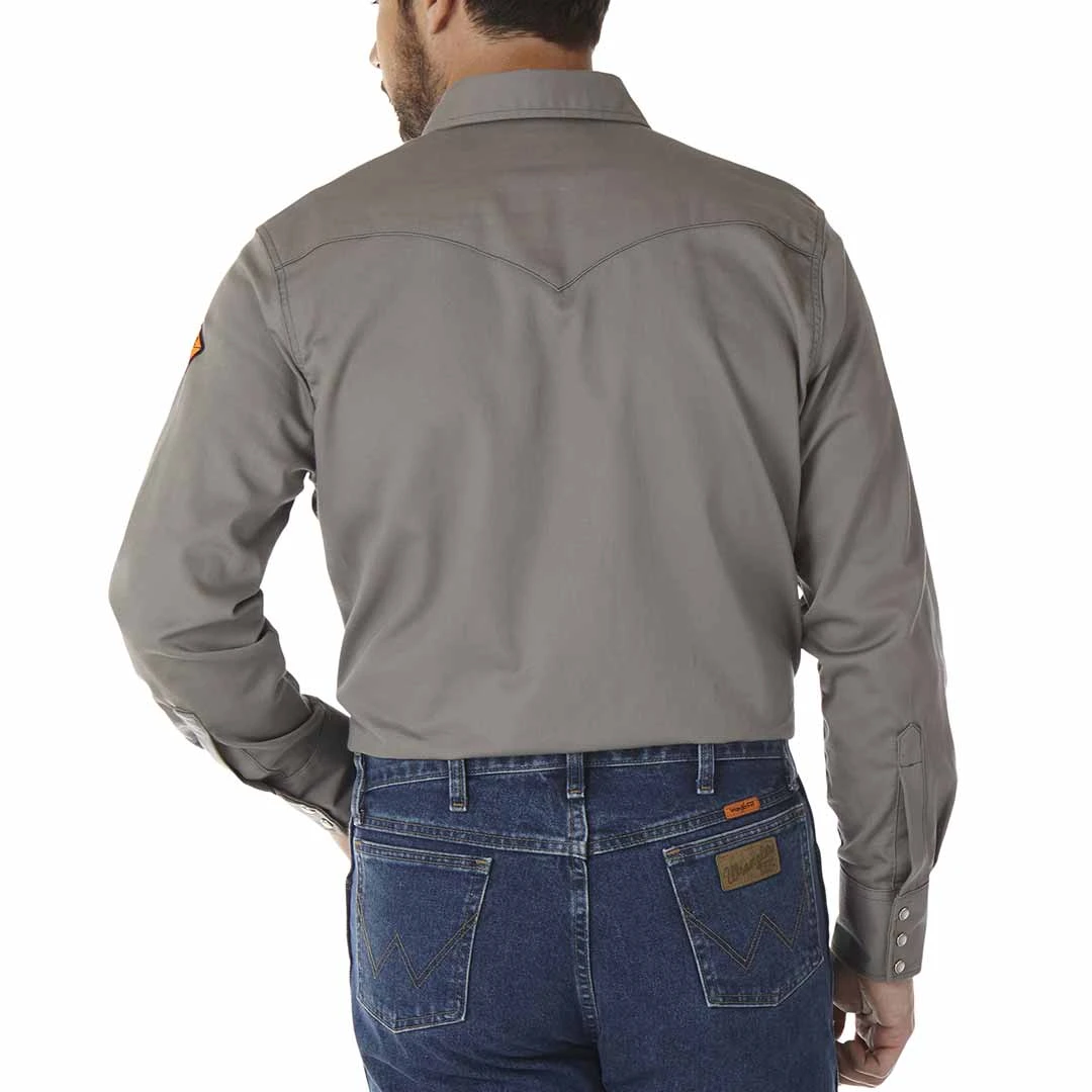 Wrangler Men's FR Flame Resistant Snap Work Shirt - Image 2