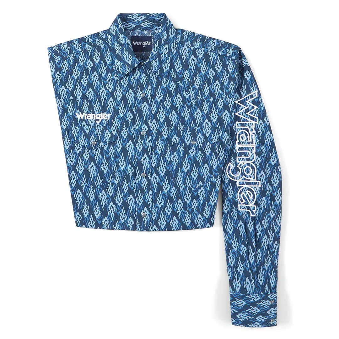 Wrangler Men's Logo Geometric Print Shirt - Image 2