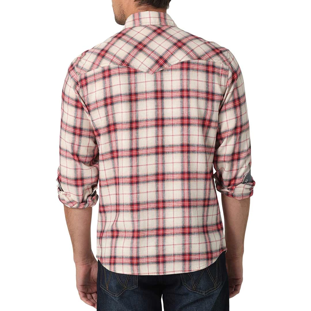 Wrangler Men's Retro Premium Linen Snap Shirt - Image 2