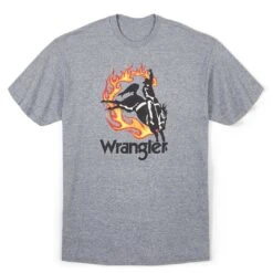 Wrangler Men's Ring Of Fire Graphic Tee