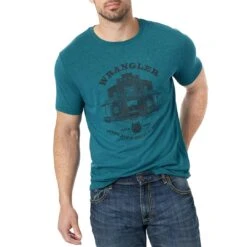 Wrangler Men's Western Saloon Graphic T-Shirt
