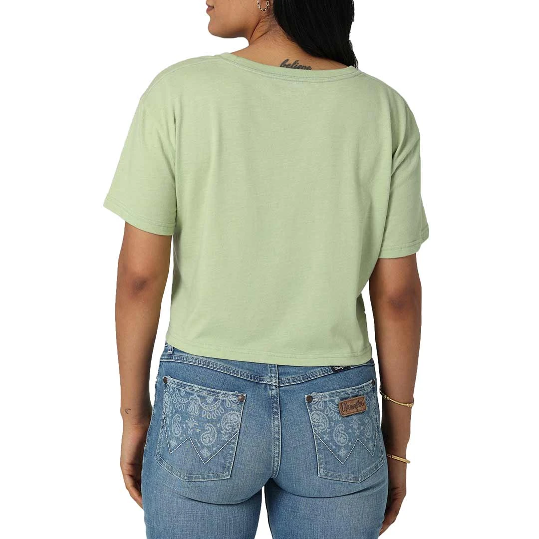 Wrangler Women's Cactus Cropped Graphic T-Shirt - Image 2