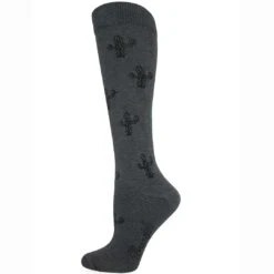 Wrangler Women's Cactus Print Knee High Socks