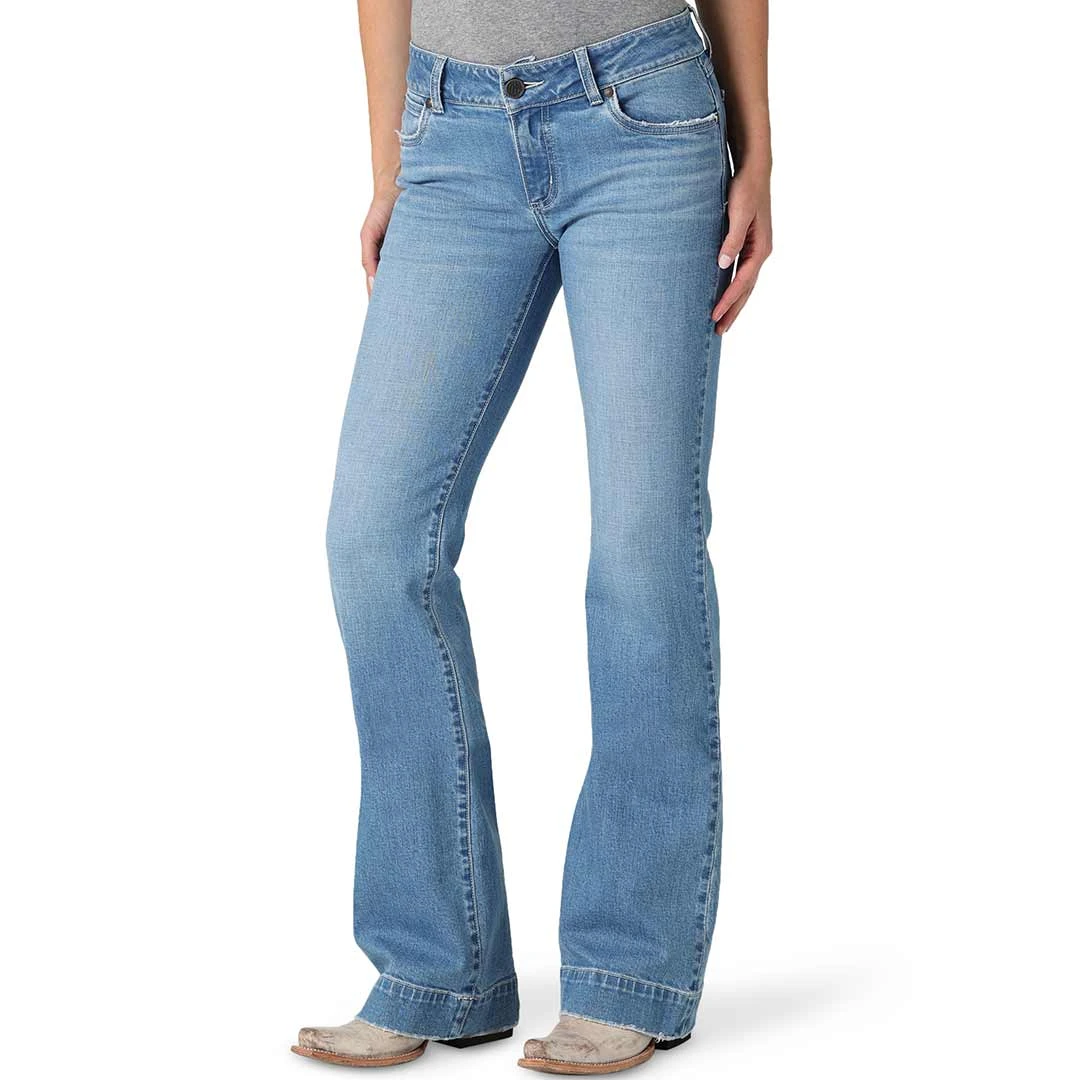 Wrangler Women's Retro Mae Wide Leg Trouser Jeans - Image 3