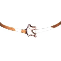 Wyo-Horse Women's Horse Head Pendant Choker