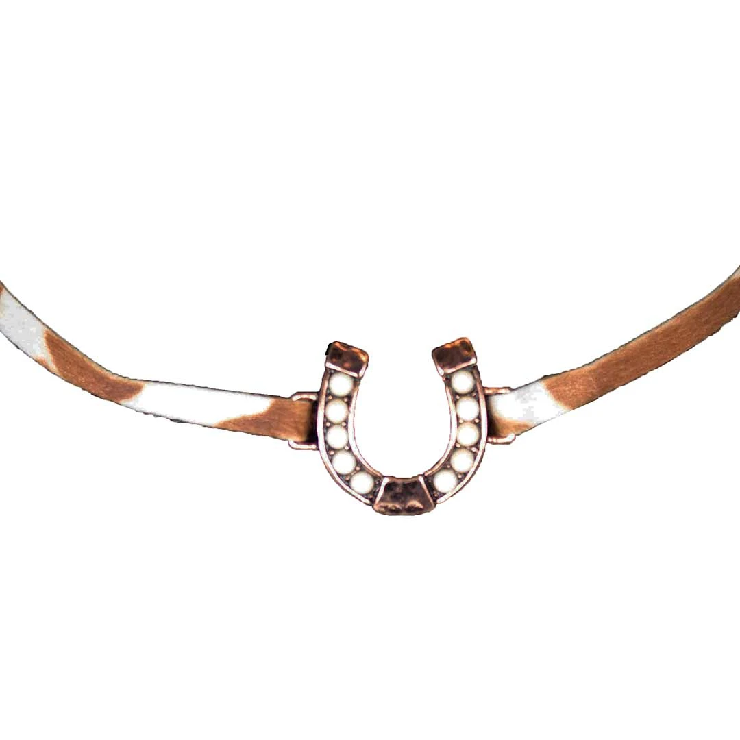 Wyo-Horse Women's Horseshoe Pendant Choker